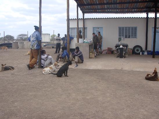 Villagers awaiting ops