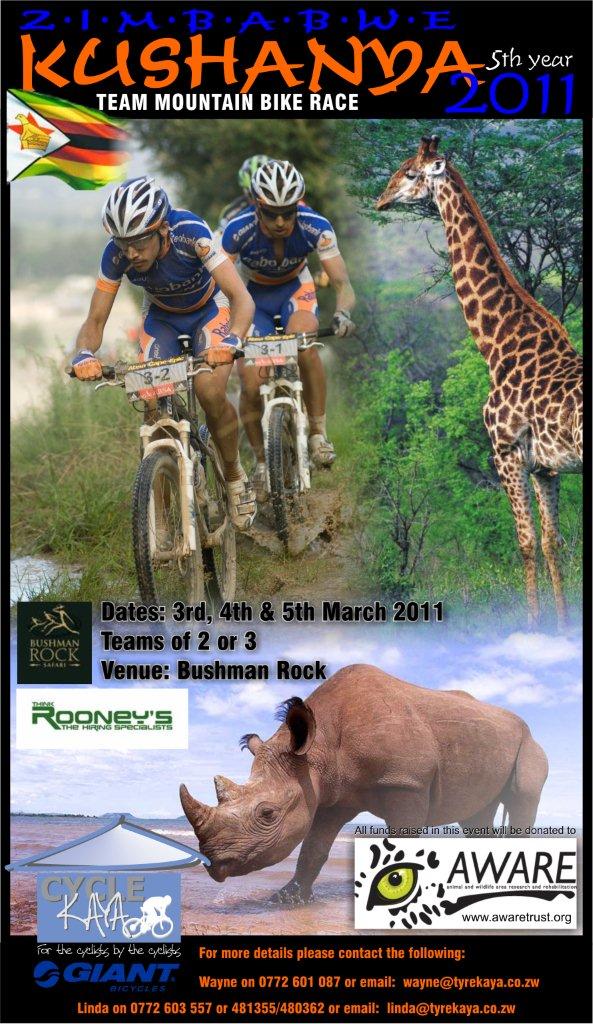 Advert for Kushanya Mountain Bike Race